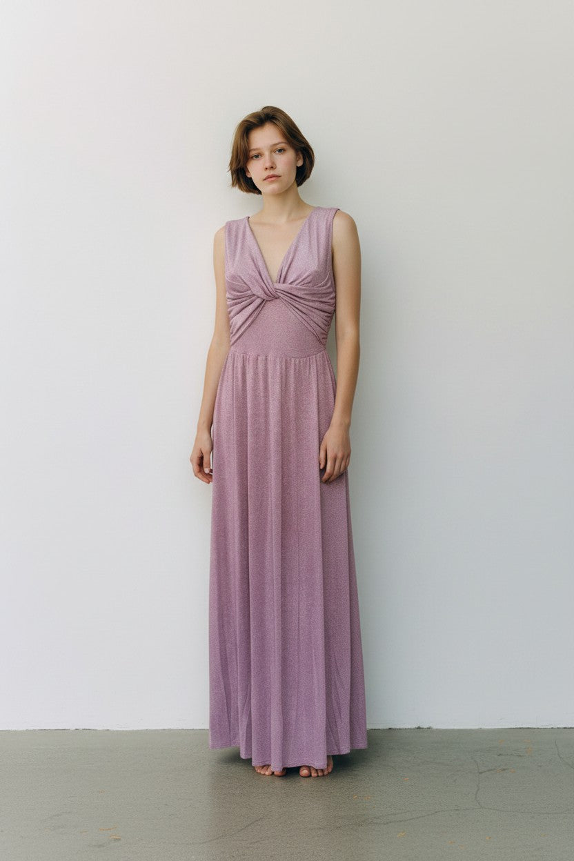 Pinko abito donna arente - lurex viola W10