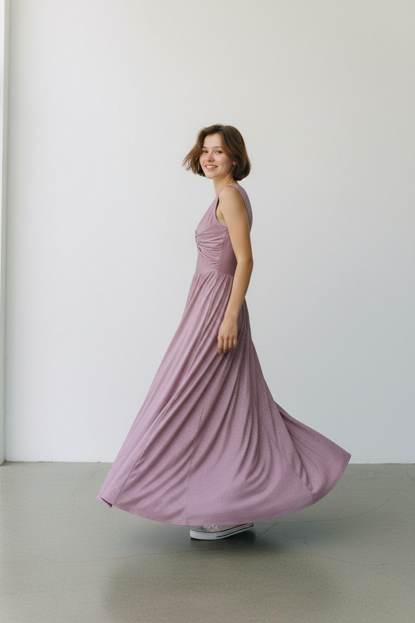 Pinko abito donna arente - lurex viola W10