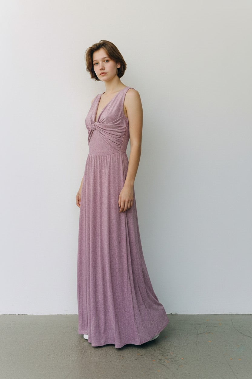 Pinko abito donna arente - lurex viola W10