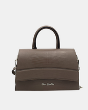 Pierre Cardin Borsa a Tracolla Donna in Vera Pelle Effetto Lucertola Modello 1848 con Patta