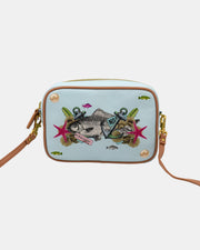 Braccialini Borsa Tracolla Donna Zoe B13207-197 Camera Bag Vera Pelle
