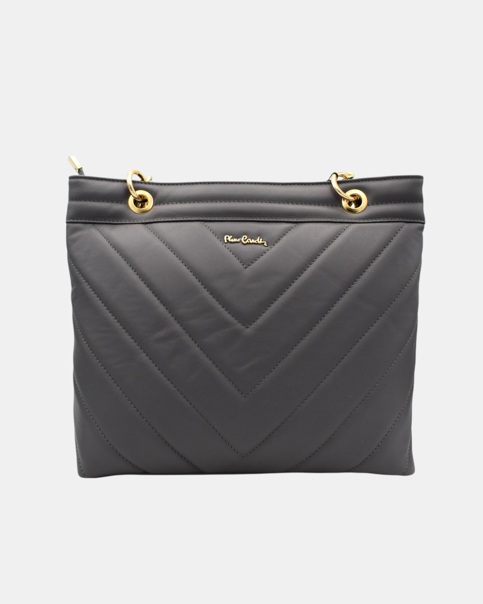 Pierre Cardin Borsa Shopper Donna in Vera Pelle Trapuntata Modello 1867 Sauvage Made in Italy