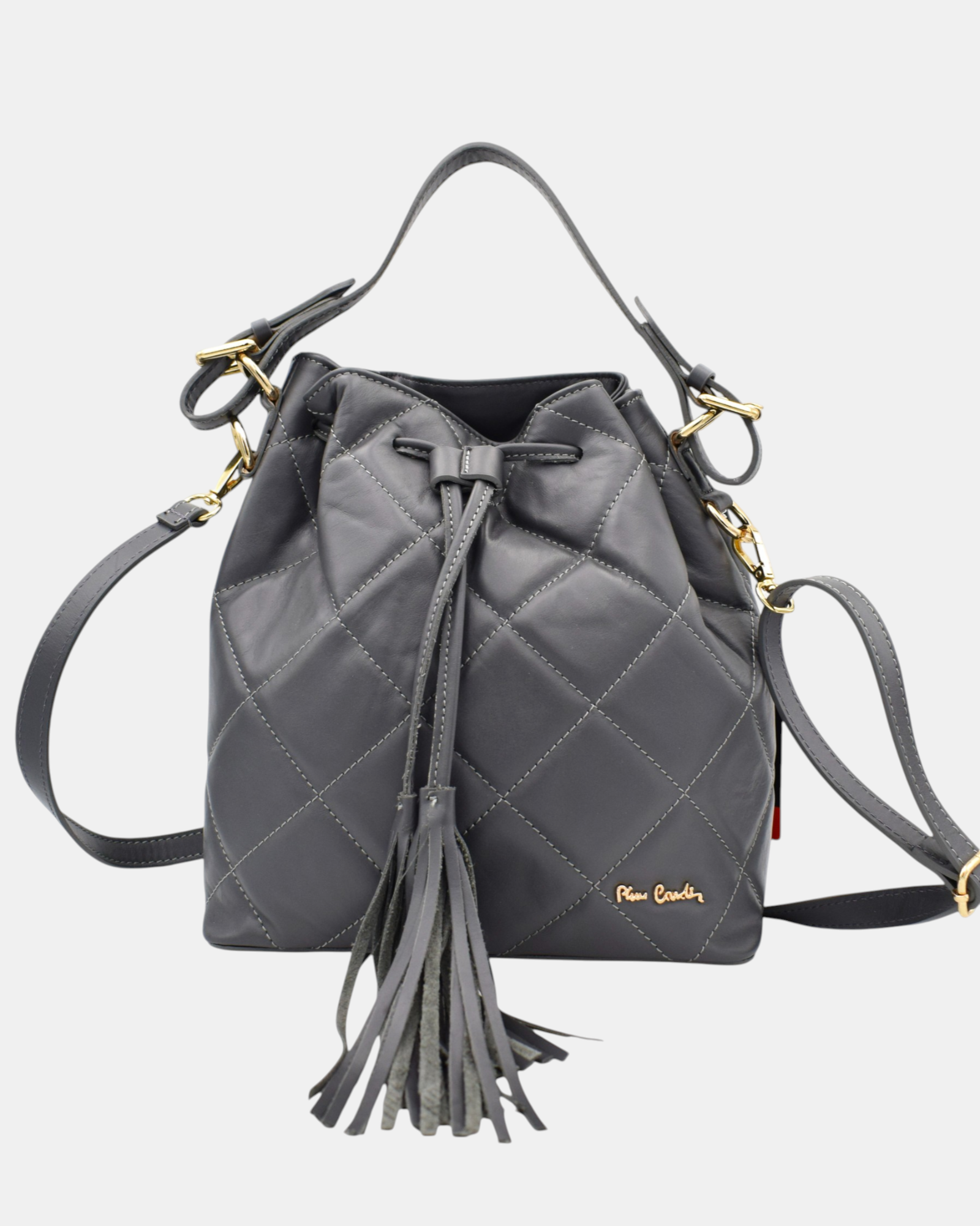 Pierre Cardin Borsa Secchiello Donna in Vera Pelle Trapuntata mod. 1900