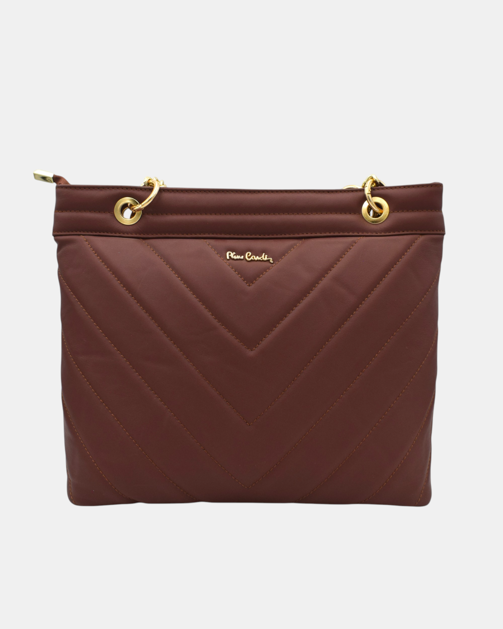 Pierre Cardin Borsa Shopper Donna in Vera Pelle Trapuntata Modello 1867 Sauvage Made in Italy