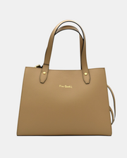 Pierre Cardin Borsa Shopper Donna in Vera Pelle Saffiano Modello 1860 con Tracolla