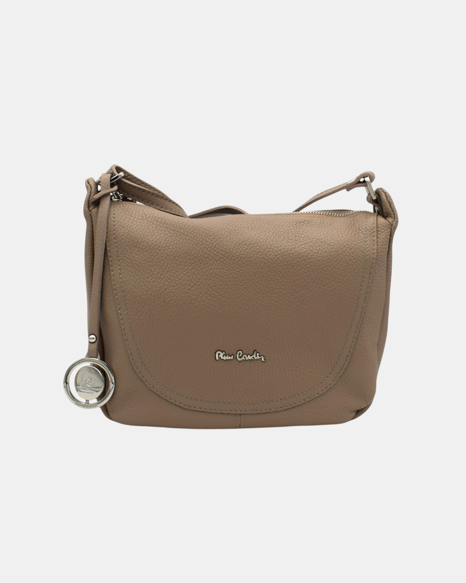 Pierre Cardin Borsa a Tracolla Donna in Vera Pelle Dollaro Modello FRZ 1721 Made in Italy