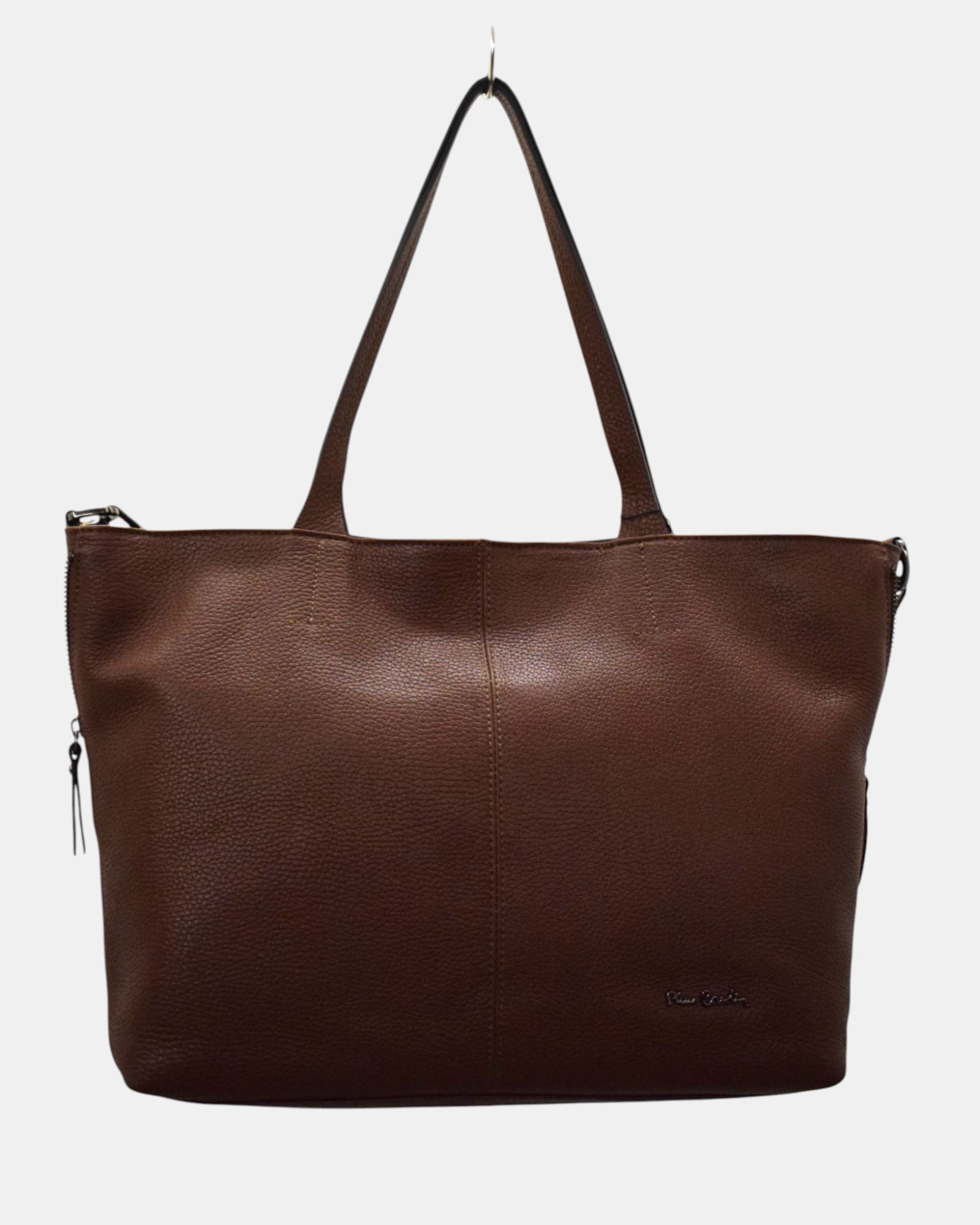 Pierre Cardin Borsa Shopper Donna in Vera Pelle Modello 1898 Grande