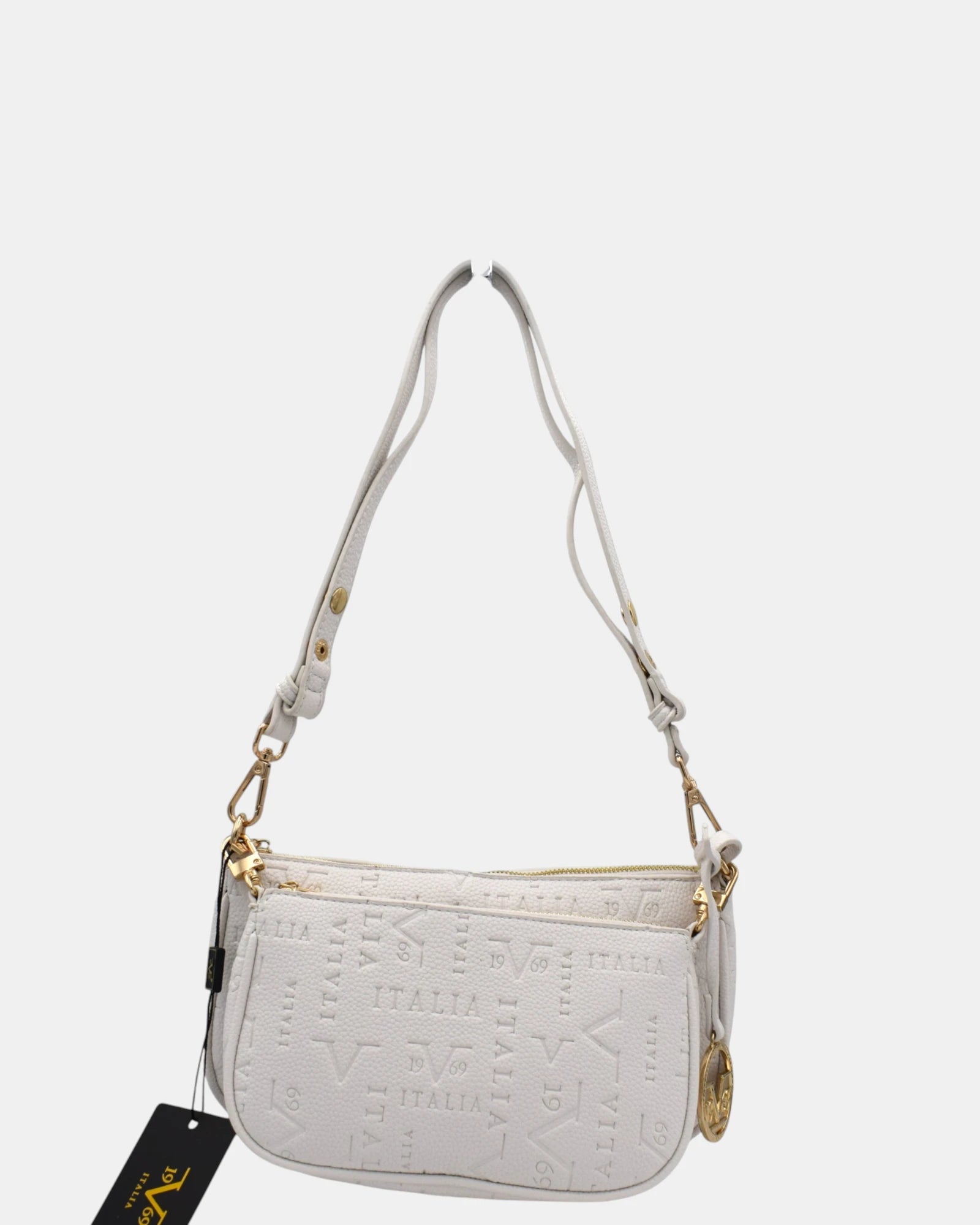 19V69 Italia by Versace  Borsa Donna a  Tracolla Modello Andriana Bianca