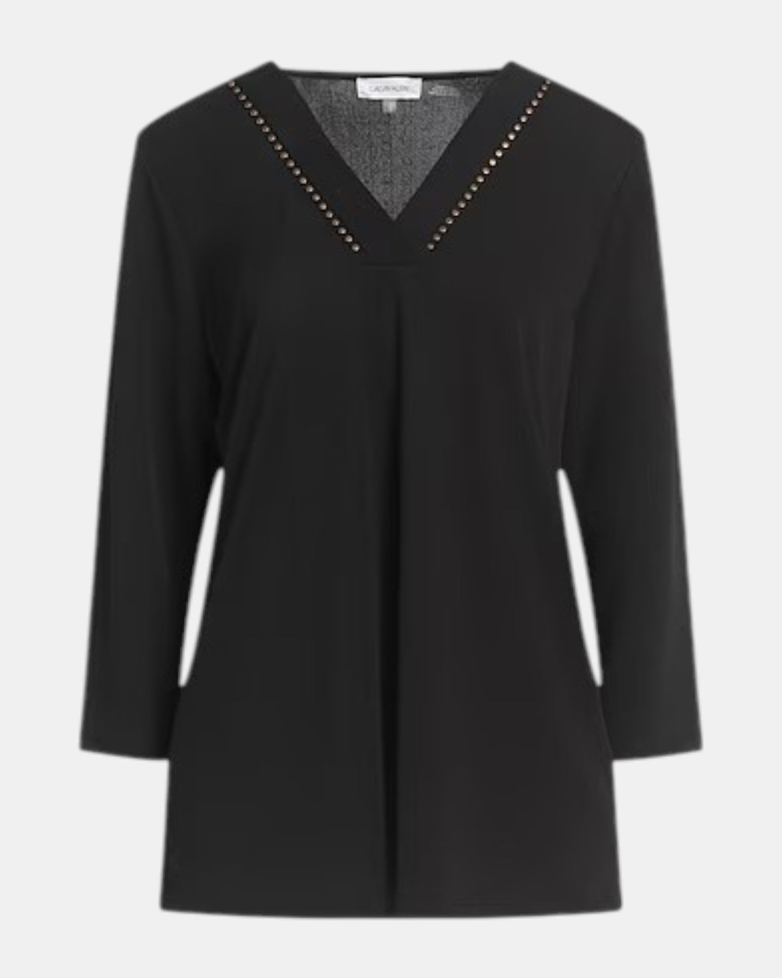 Calvin Klein blusa donna con micro borchie col. nero
