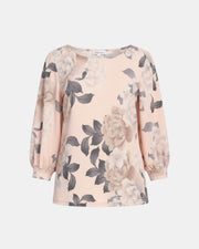 Calvin Kelin blusa donna fiorata stampa blush floral
