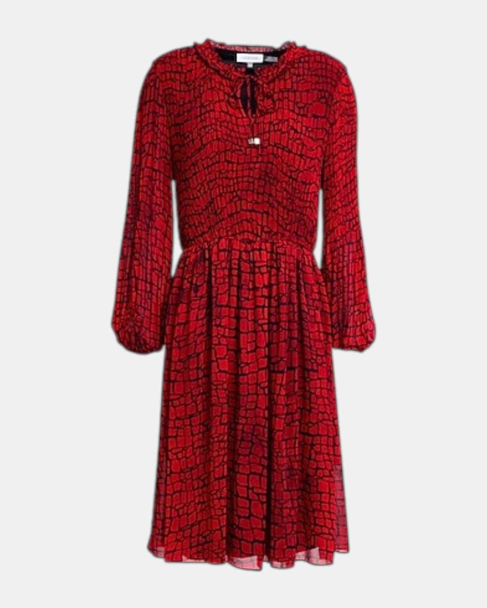 Calvin Klein abito donna Midi fantasia astratta