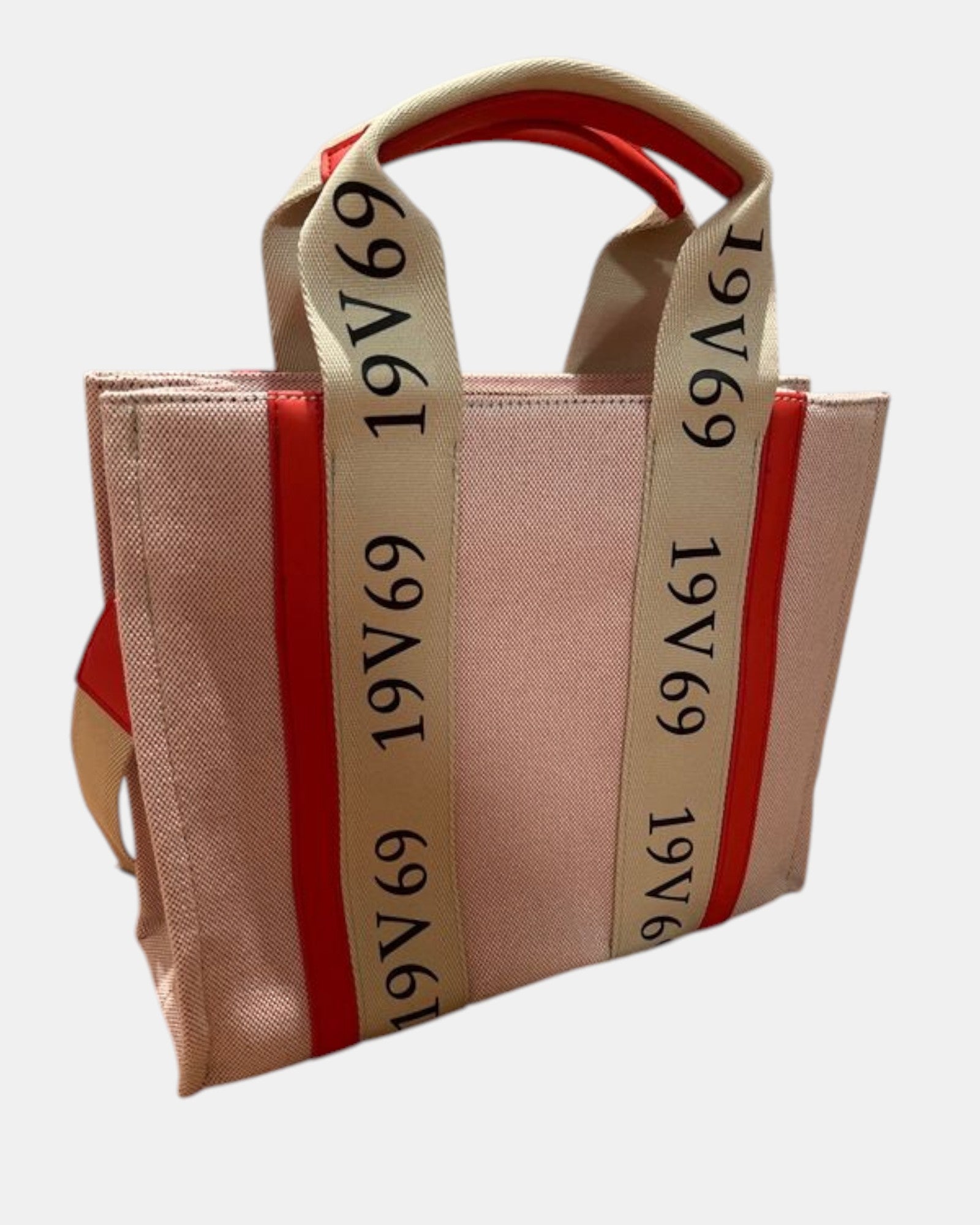 19V69 Italia by Versace Shopper grande Gaia in tessuto canvas monogram