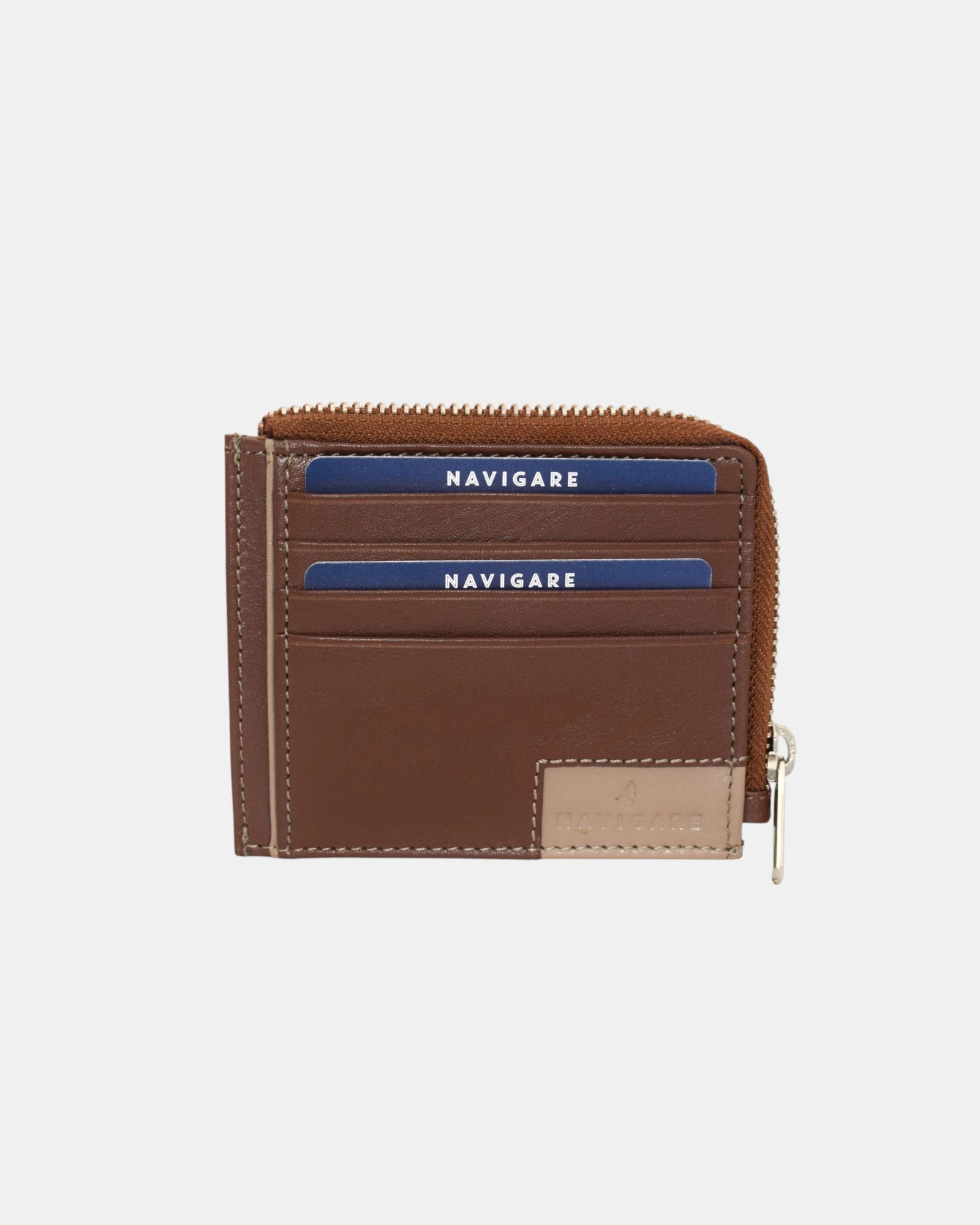 Navigare Portacarte Unisex in Vera Pelle con Zip Mod. 757-53