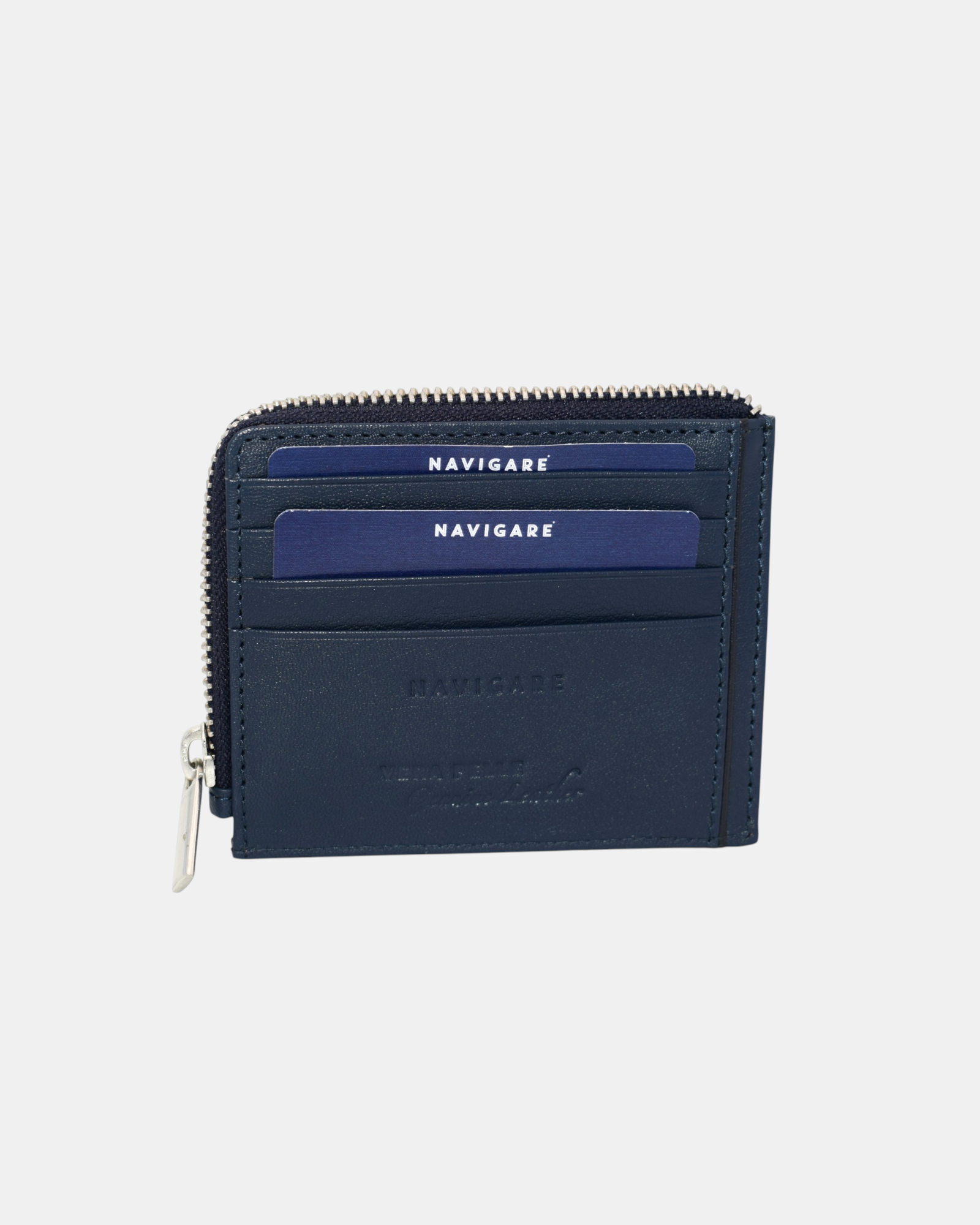 Navigare Portacarte Unisex in Vera Pelle con Zip Mod. 757-53
