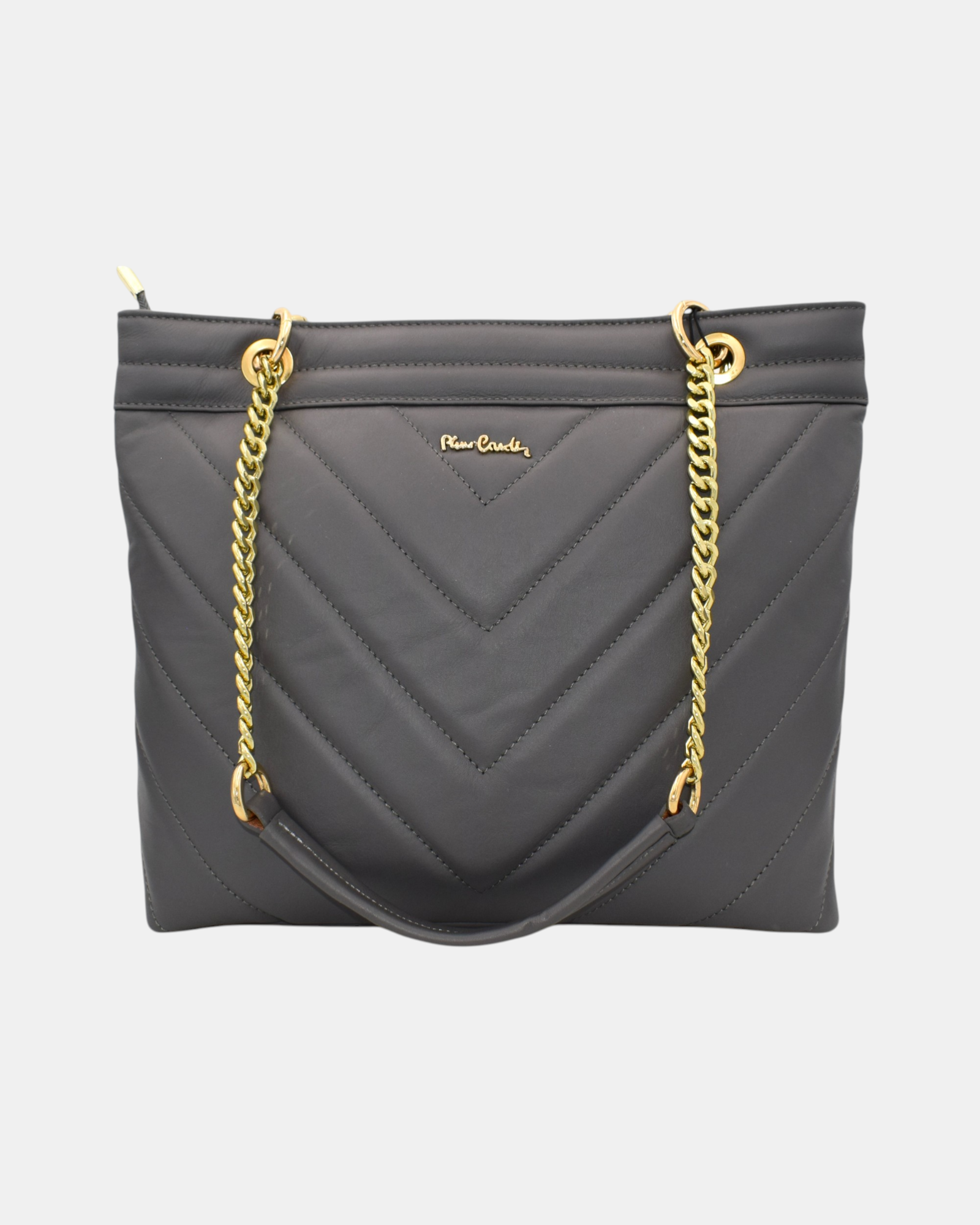 Pierre Cardin Borsa Shopper Donna in Vera Pelle Trapuntata Modello 1867 Sauvage Made in Italy