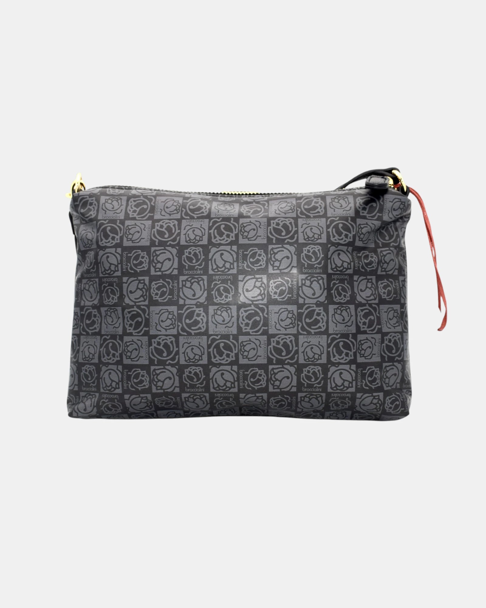 Braccialini pochette unisex mod.ILARY B 13219 – Nylon Nero Monogramma