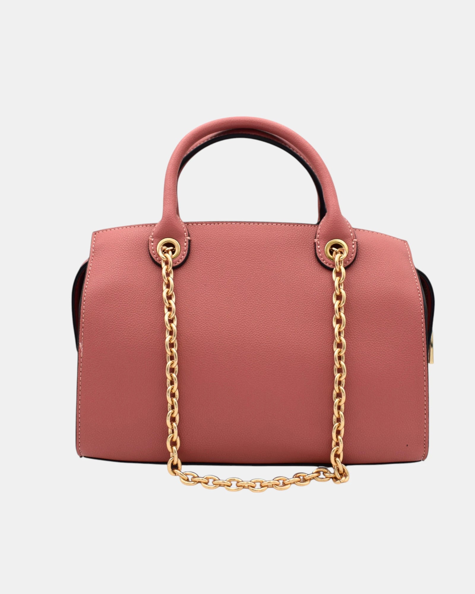 Acqua di Perla Borsa Bauletto Donna APTY 99192 Salmone con Manici e Catenelle