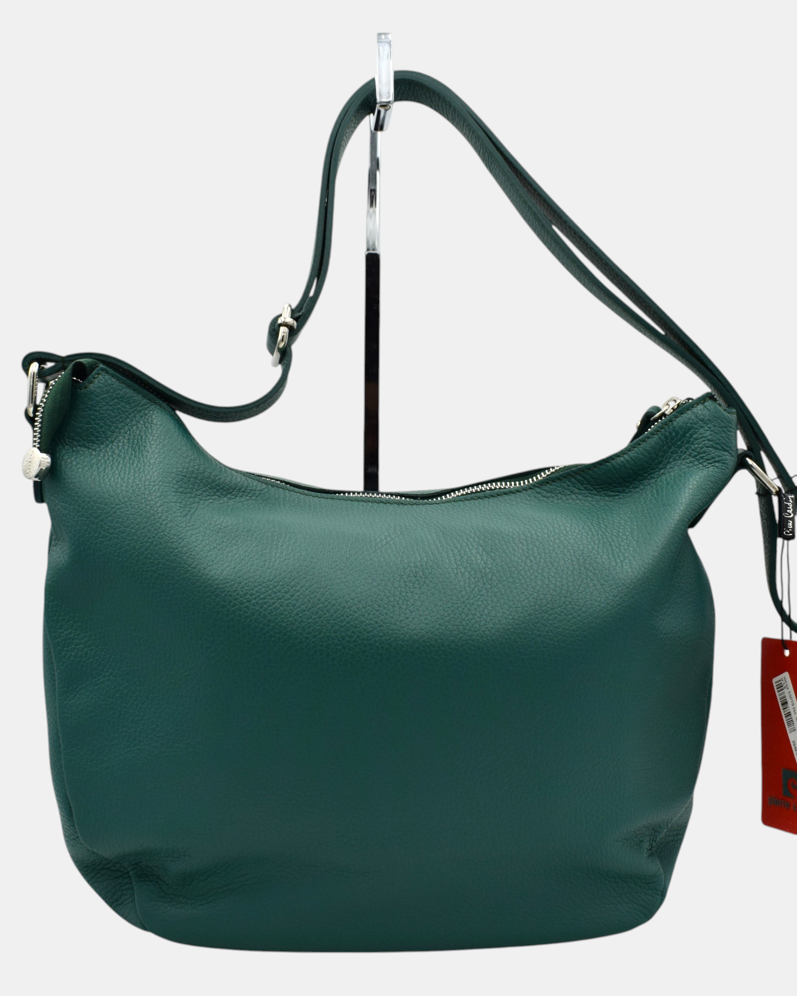 Pierre Cardin tracolla donna Hobo " banana " grande in Vera Pelle Made in Italy mod. 55039