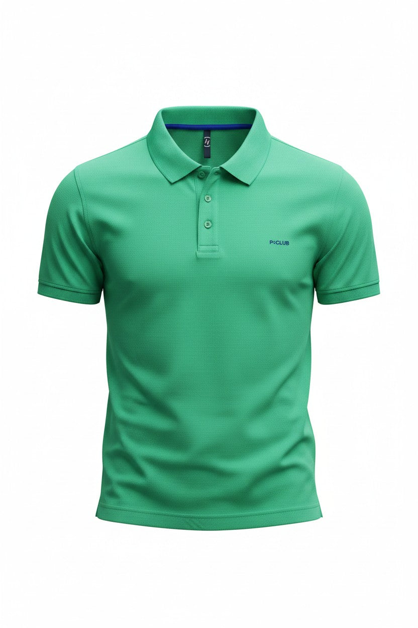Polo uomo over brand P-Club manica corta puro cotone piquet 100%