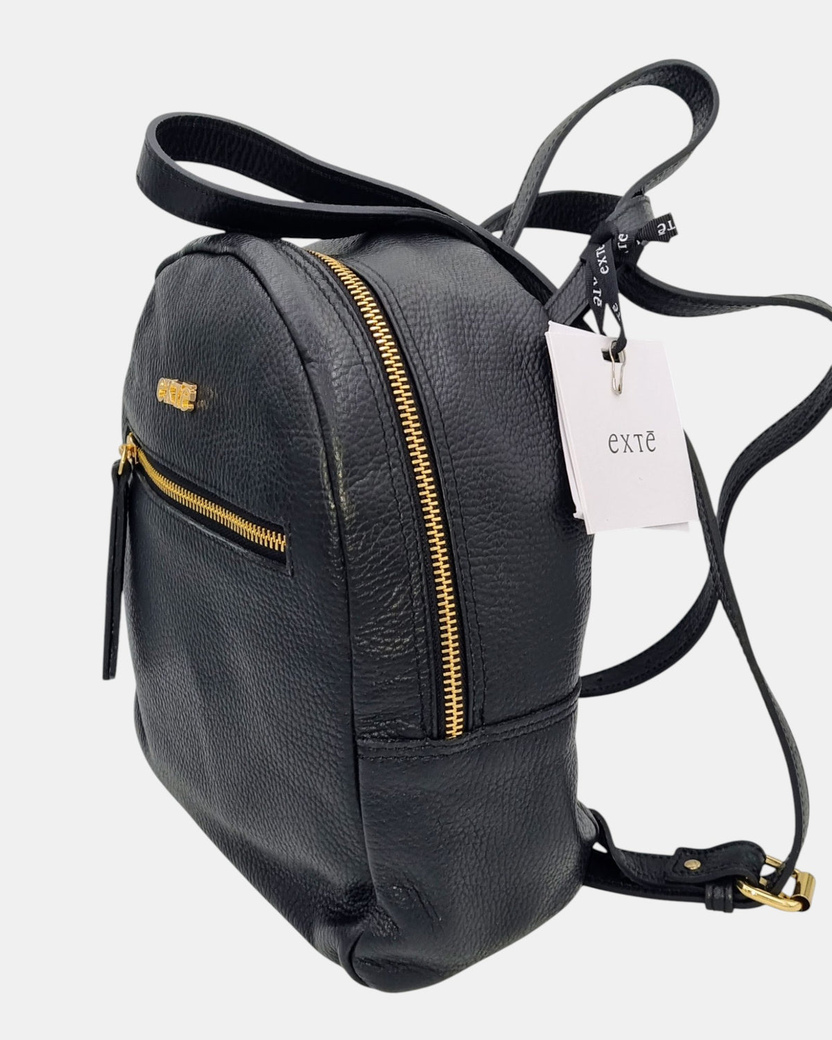 Extè Milano Zaino da Donna Kate in 100% Vera Pelle Viola Martellata