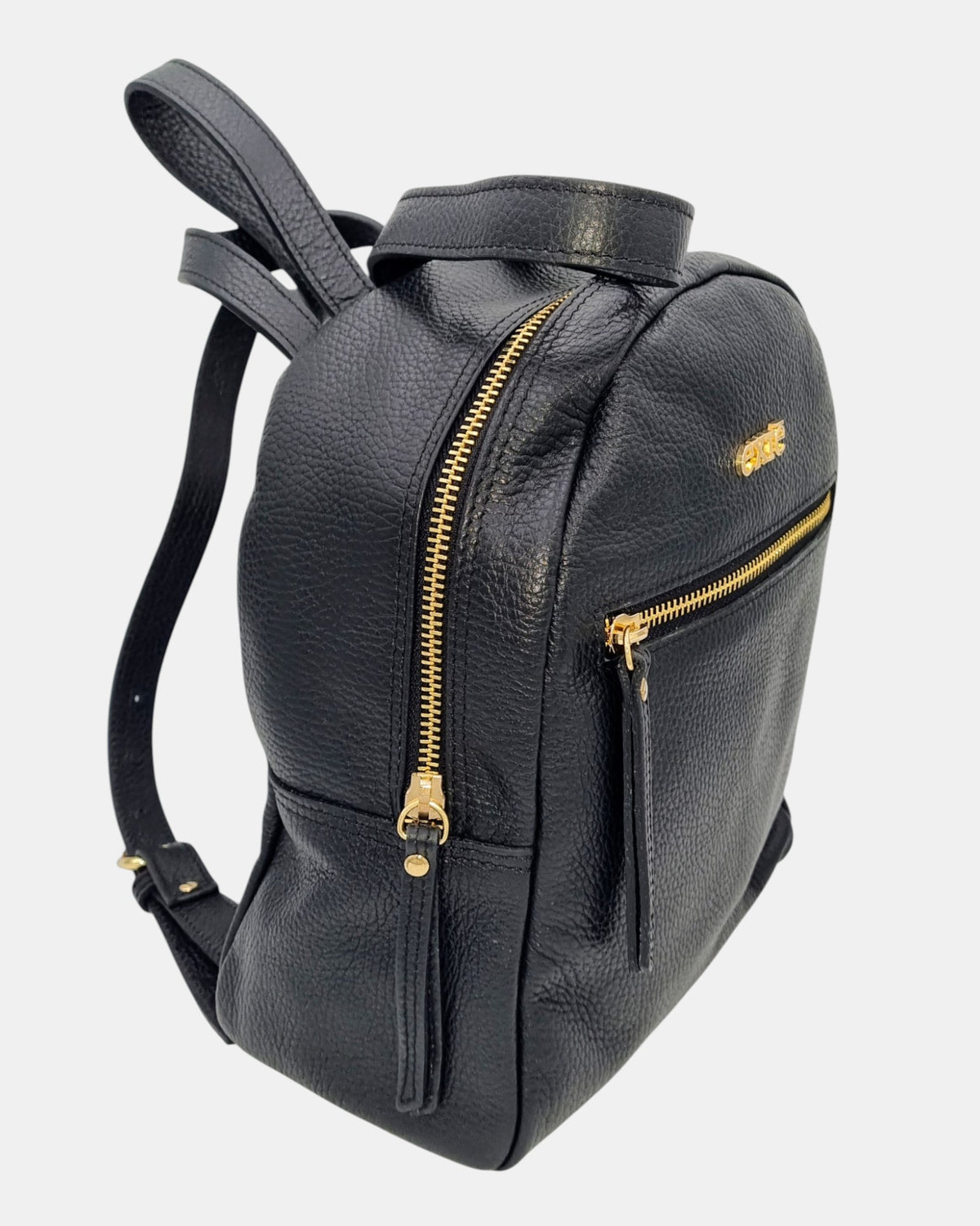 Extè Milano Zaino da Donna Kate in 100% Vera Pelle Viola Martellata