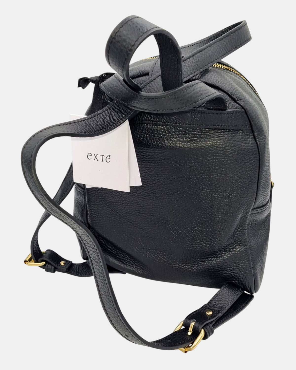 Extè Milano Zaino da Donna Kate in 100% Vera Pelle Viola Martellata
