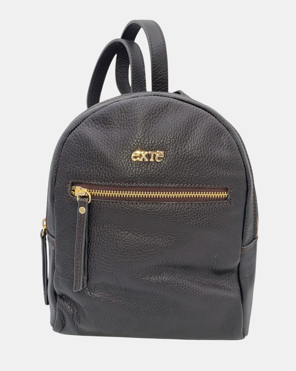 Extè Milano Zaino da Donna Kate in 100% Vera Pelle Viola Martellata