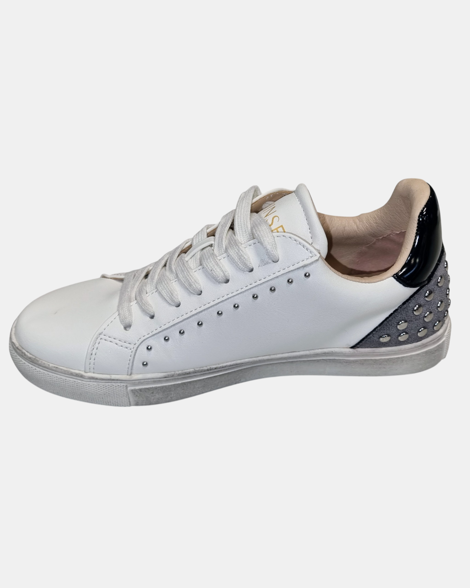 Twinset 222TJT016 Sneakers Donna Bianche – Stile Vintage con Stella Laterale e Borchie