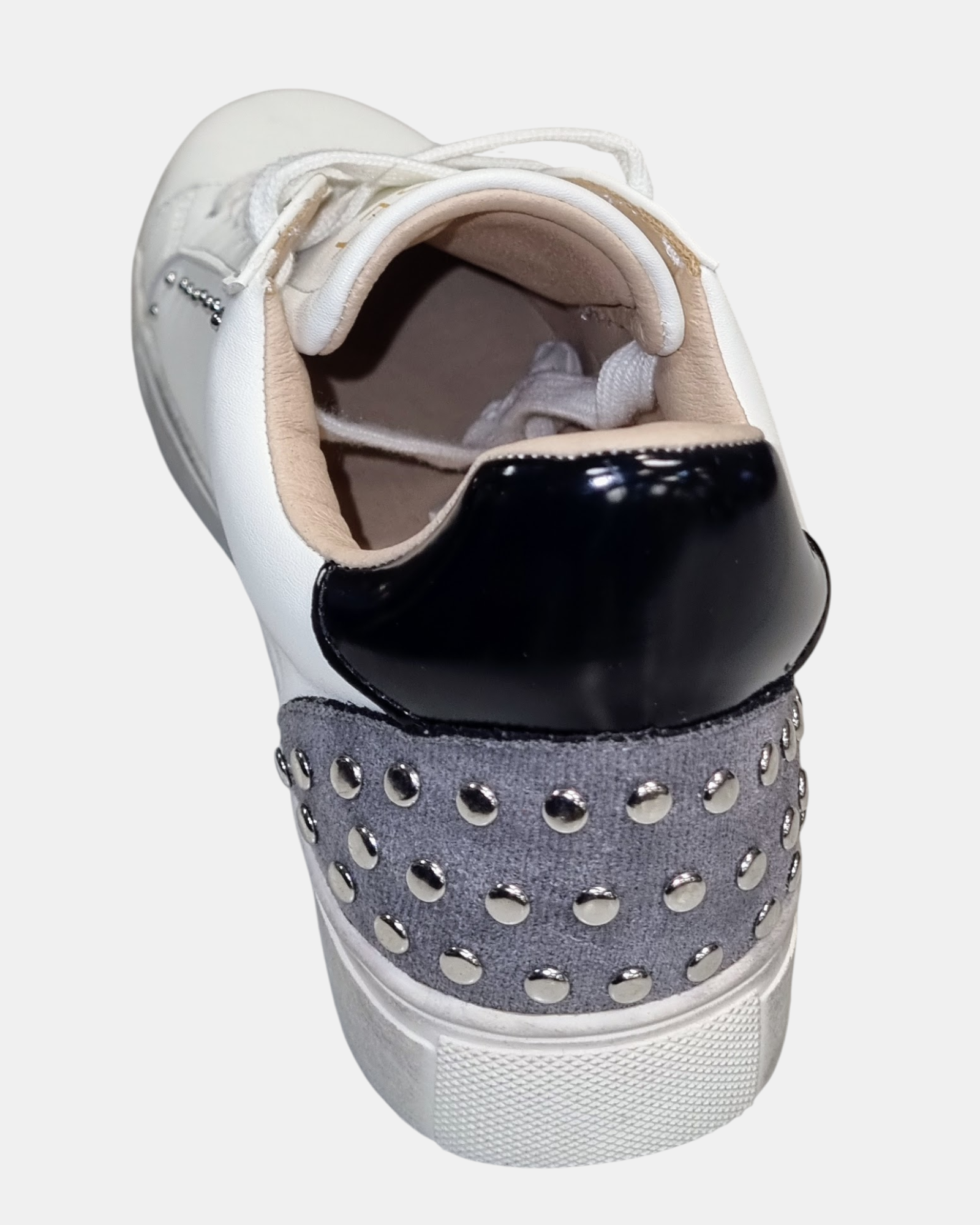 Twinset 222TJT016 Sneakers Donna Bianche – Stile Vintage con Stella Laterale e Borchie