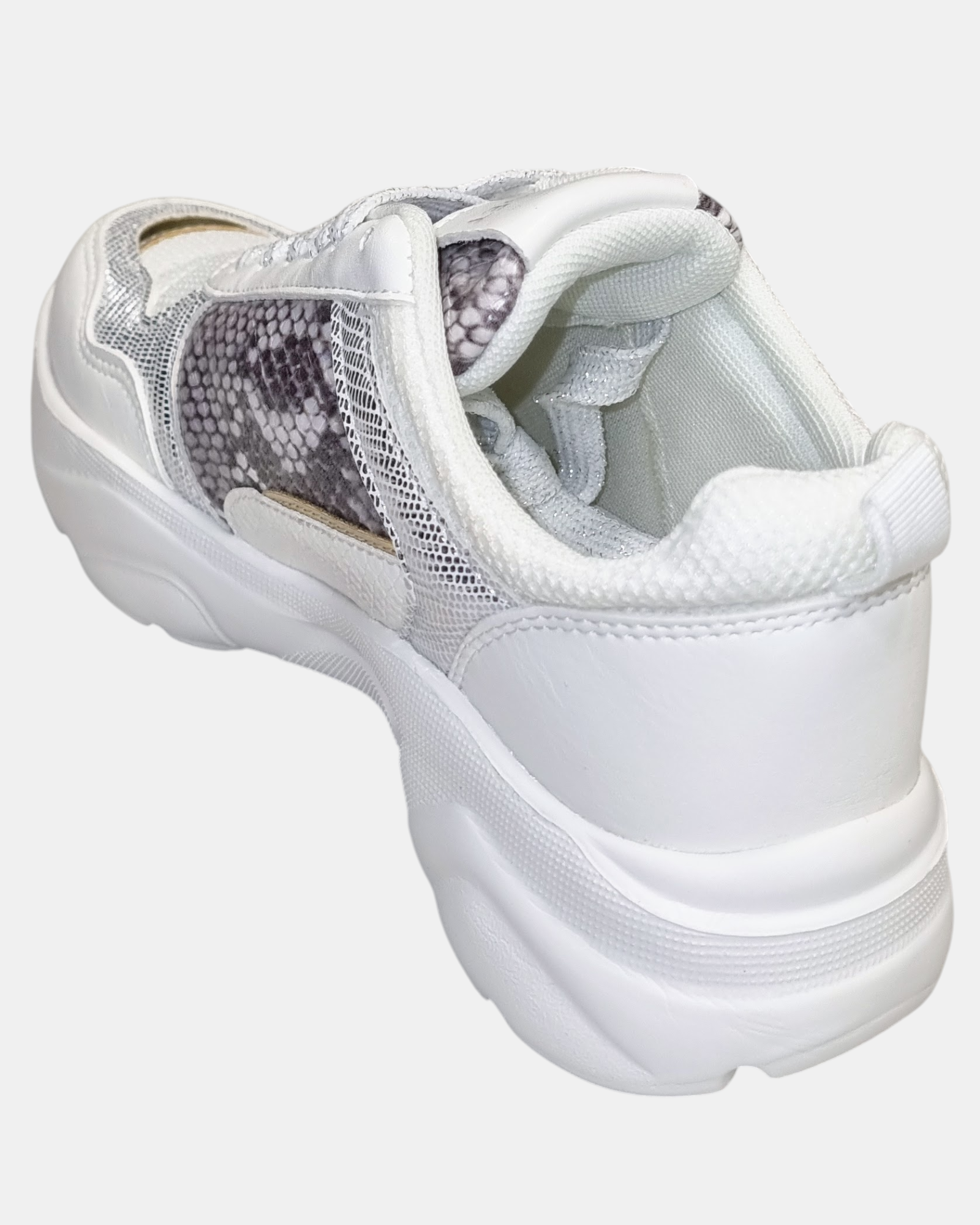 Twinset  Sneakers Donna Running 222TJT01E – Chunky Multimateriale con Logo Oval T