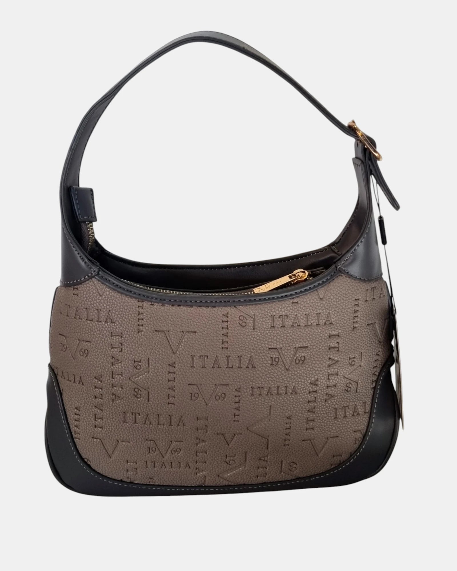 19V69 Italia by Versace Borsa a Spalla Donna Modello Talia Hobo Bicolore