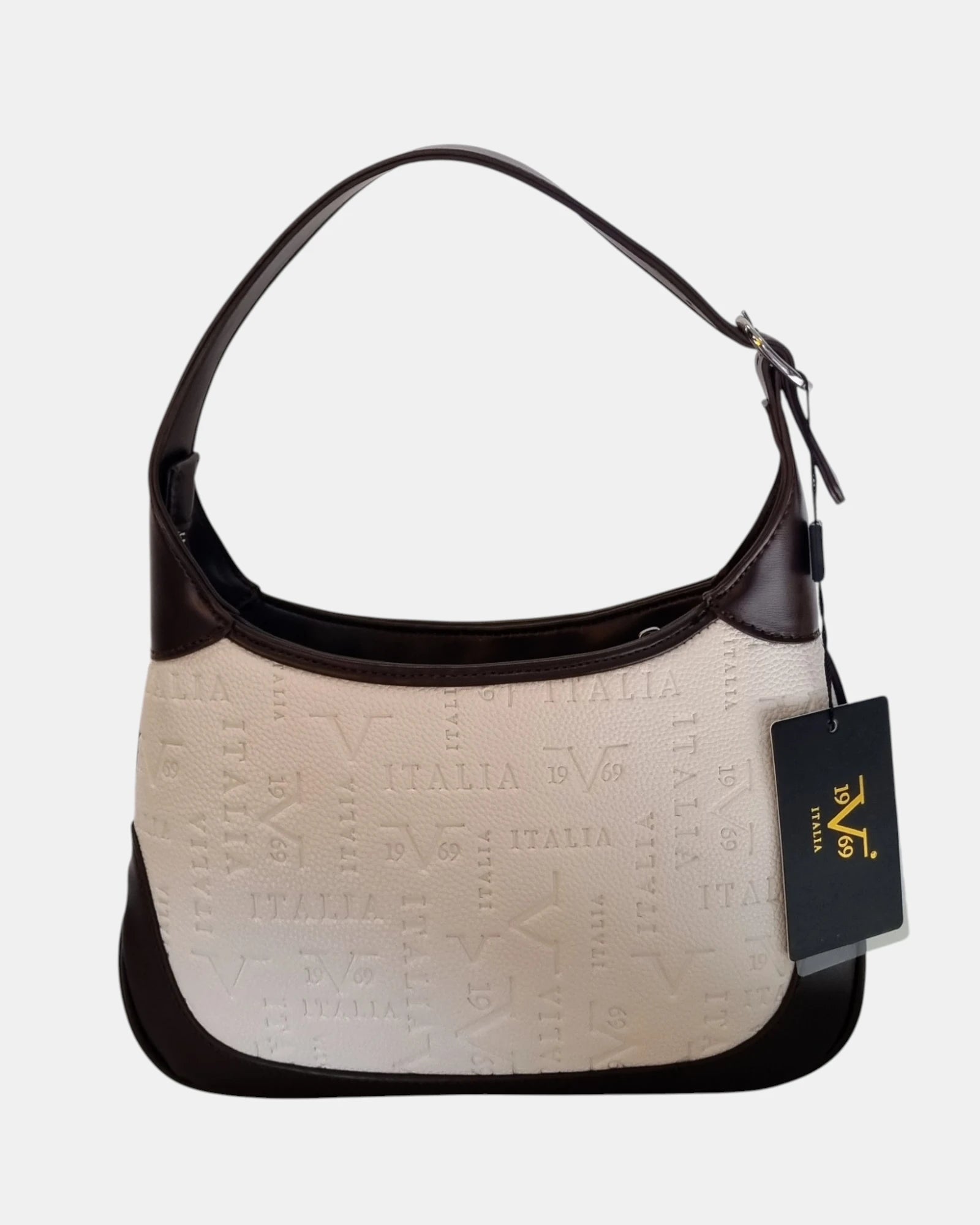19V69 Italia by Versace Borsa a Spalla Donna Modello Talia Hobo Bicolore