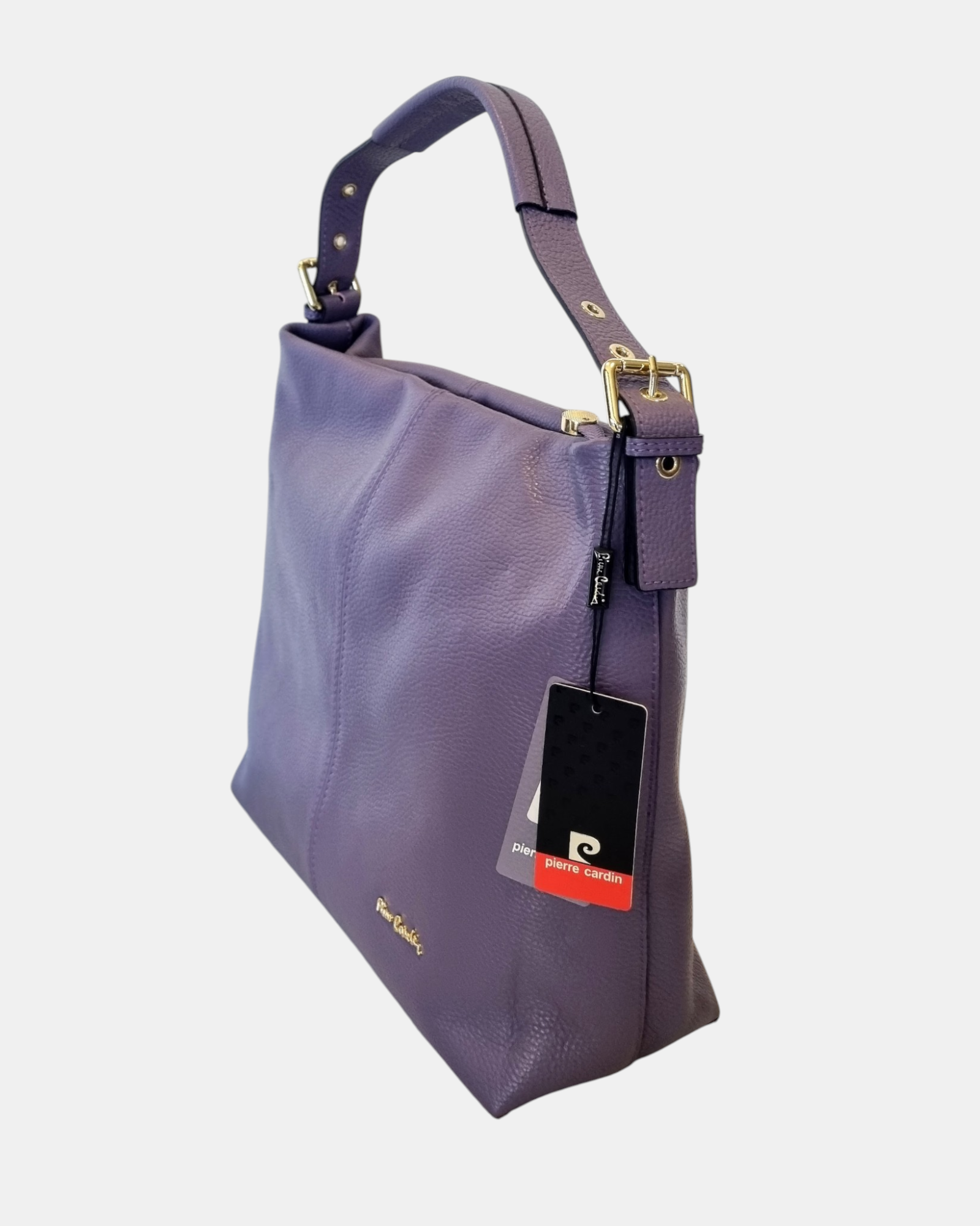 Pierre Cardin Borsa a Spalla Donna in Vera Pelle Dollaro Modello 1915 Hobo Elegante