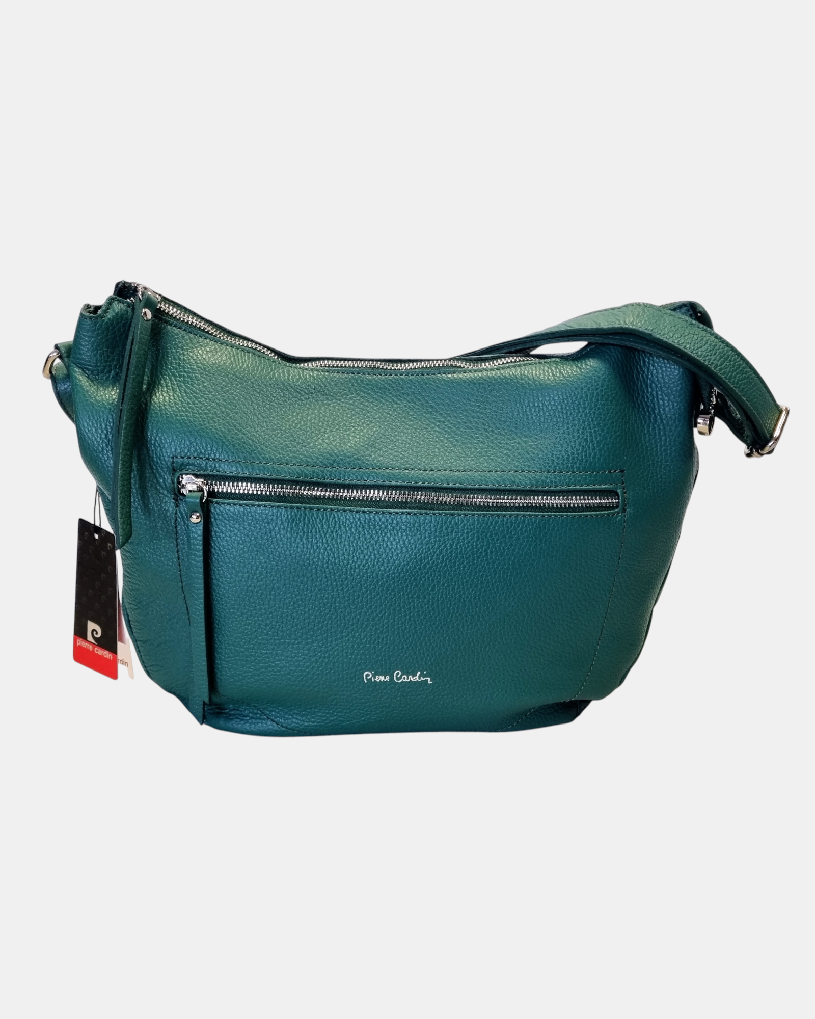 Pierre Cardin tracolla donna Hobo " banana " grande in Vera Pelle Made in Italy mod. 55039