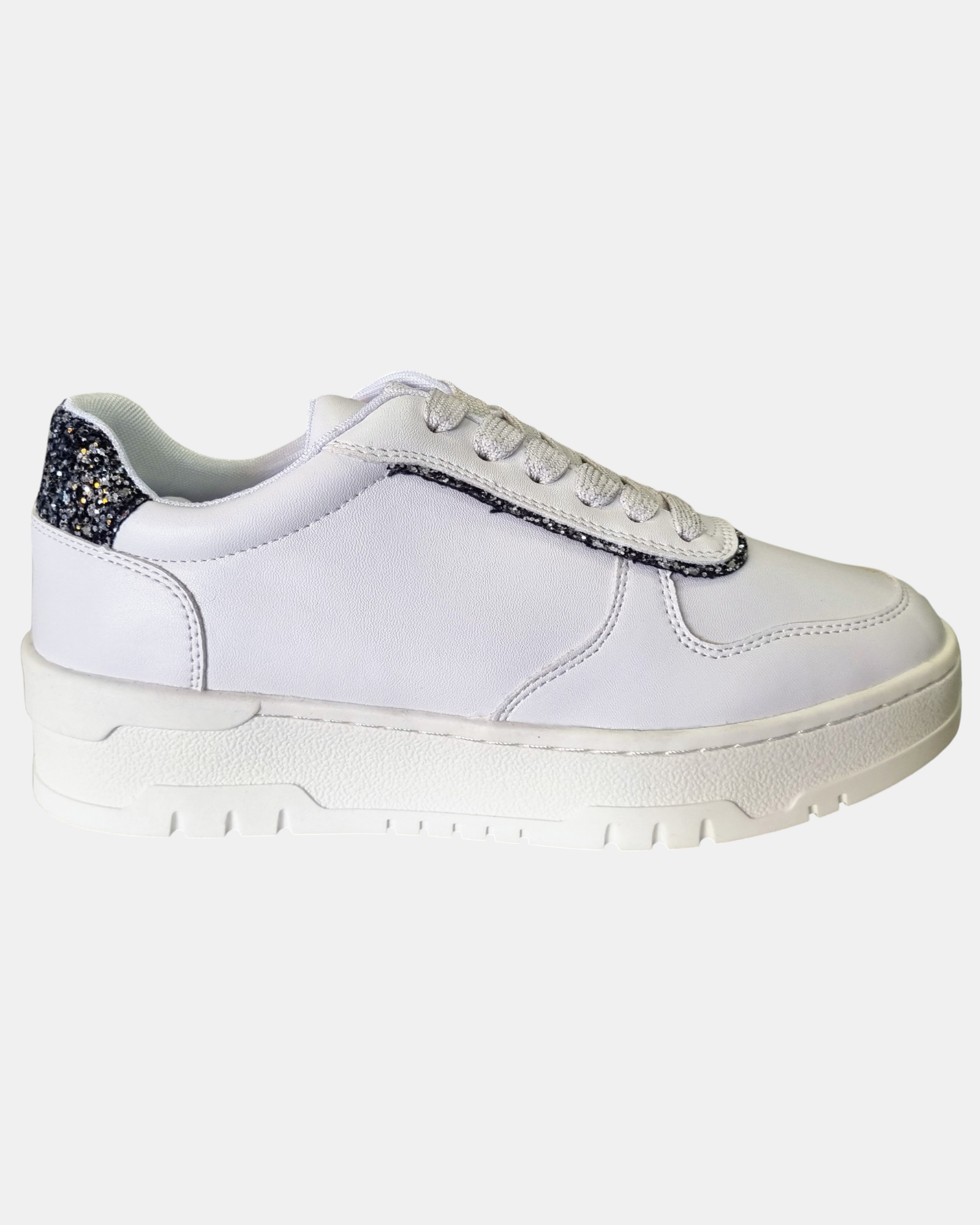 Twinset Sneakers Donna art. 222TJT018 con Glitter e Suola Platform