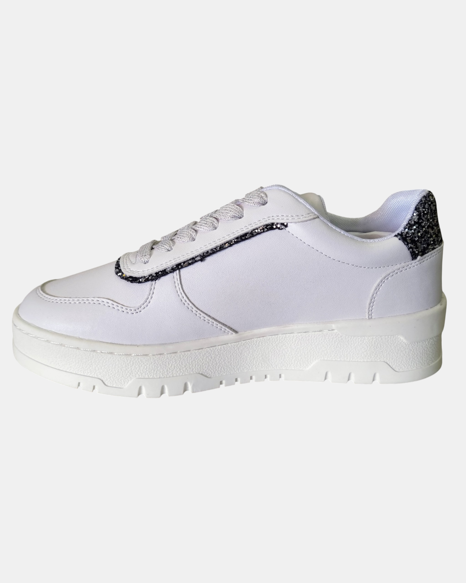 Twinset Sneakers Donna art. 222TJT018 con Glitter e Suola Platform