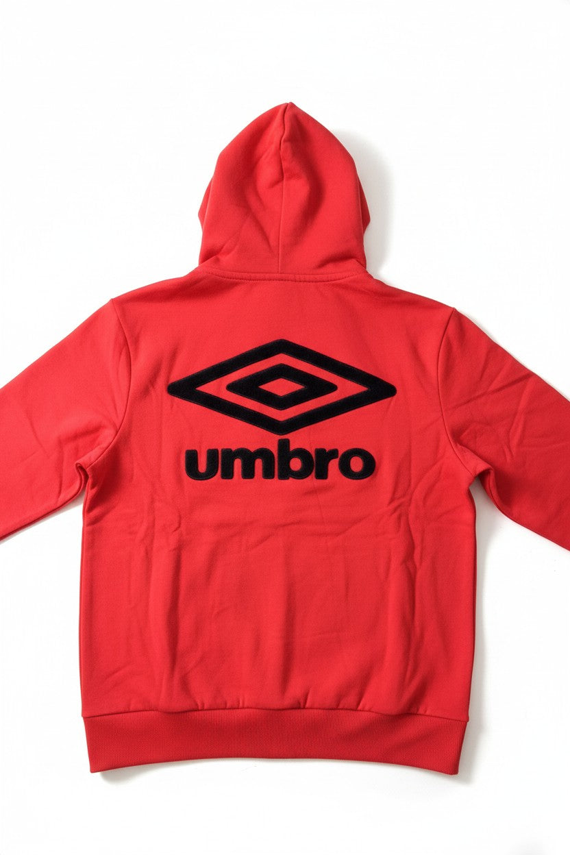 Umbro Felpa Uomo con Cappuccio Full Zip Modello Hoodie FZ Jacket