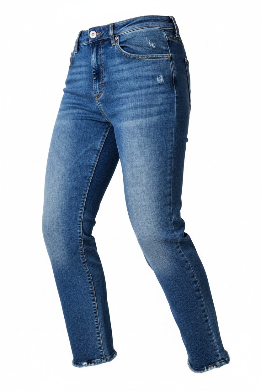 Seventwoseven jeans donna modello Kate straight Made in Italy