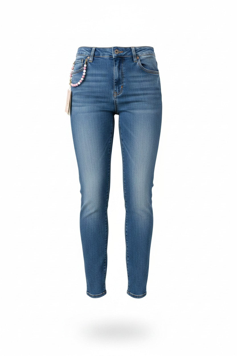 Seventwoseven jeans donna mod. MIA - S2S010/WL Skynny Made in Italy