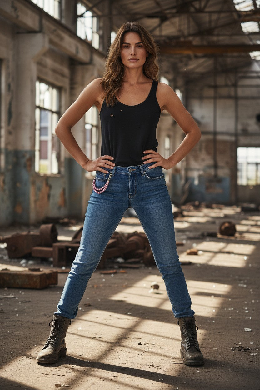 Seventwoseven jeans donna mod. MIA - S2S010/WL Skynny Made in Italy