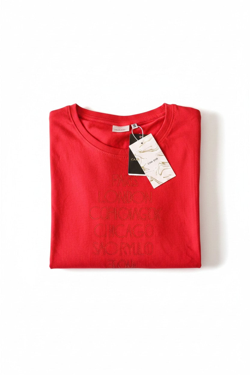 Lara Riva T-Shirt donna comfort fit 100% Cotone art. 1171