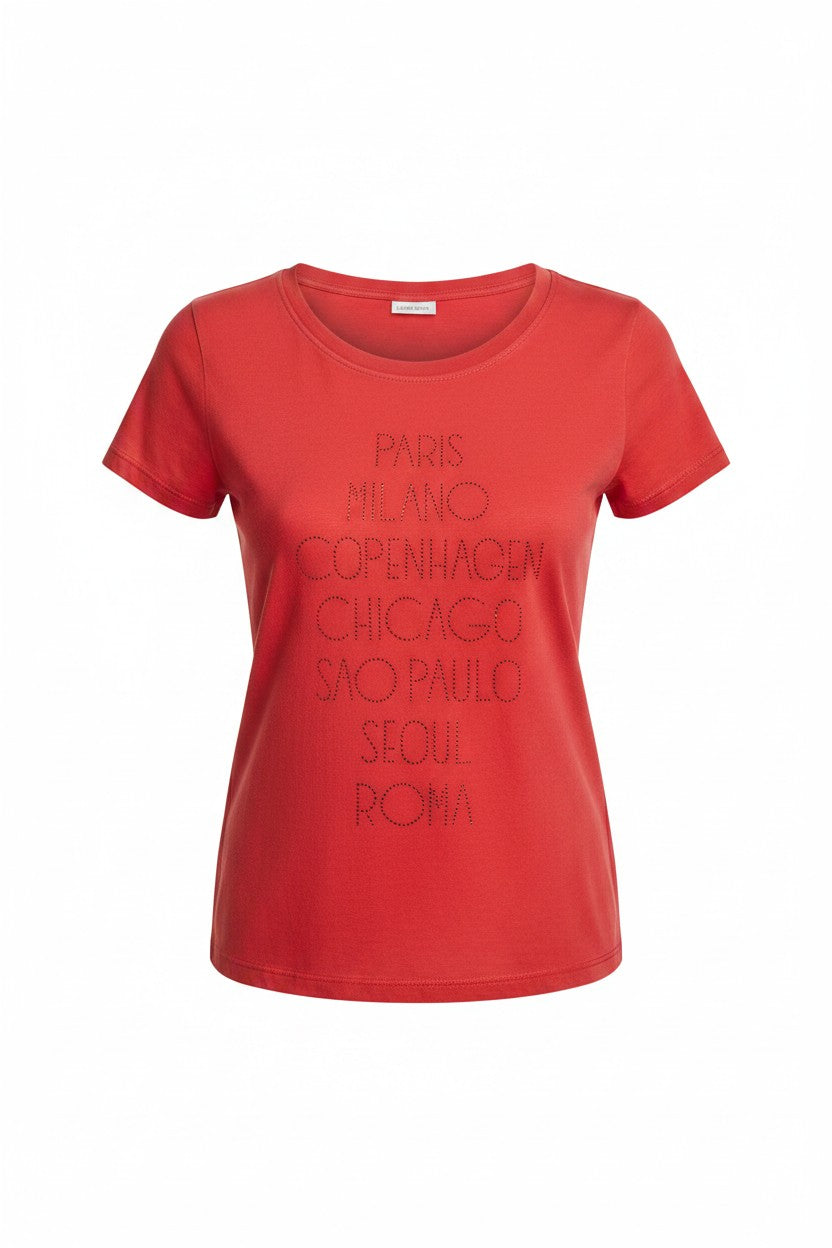 Lara Riva T-Shirt donna comfort fit 100% Cotone art. 1171