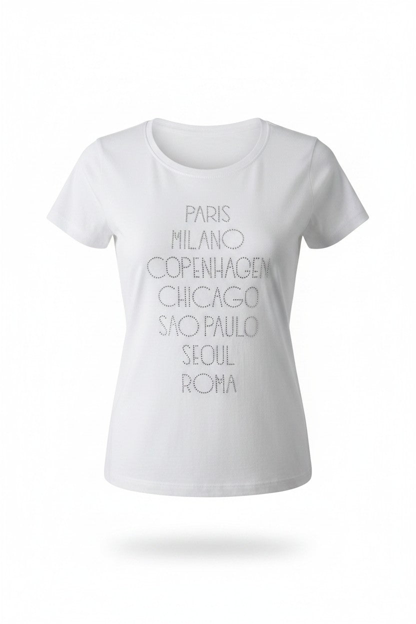 Lara Riva T-Shirt donna comfort fit 100% Cotone art. 1171