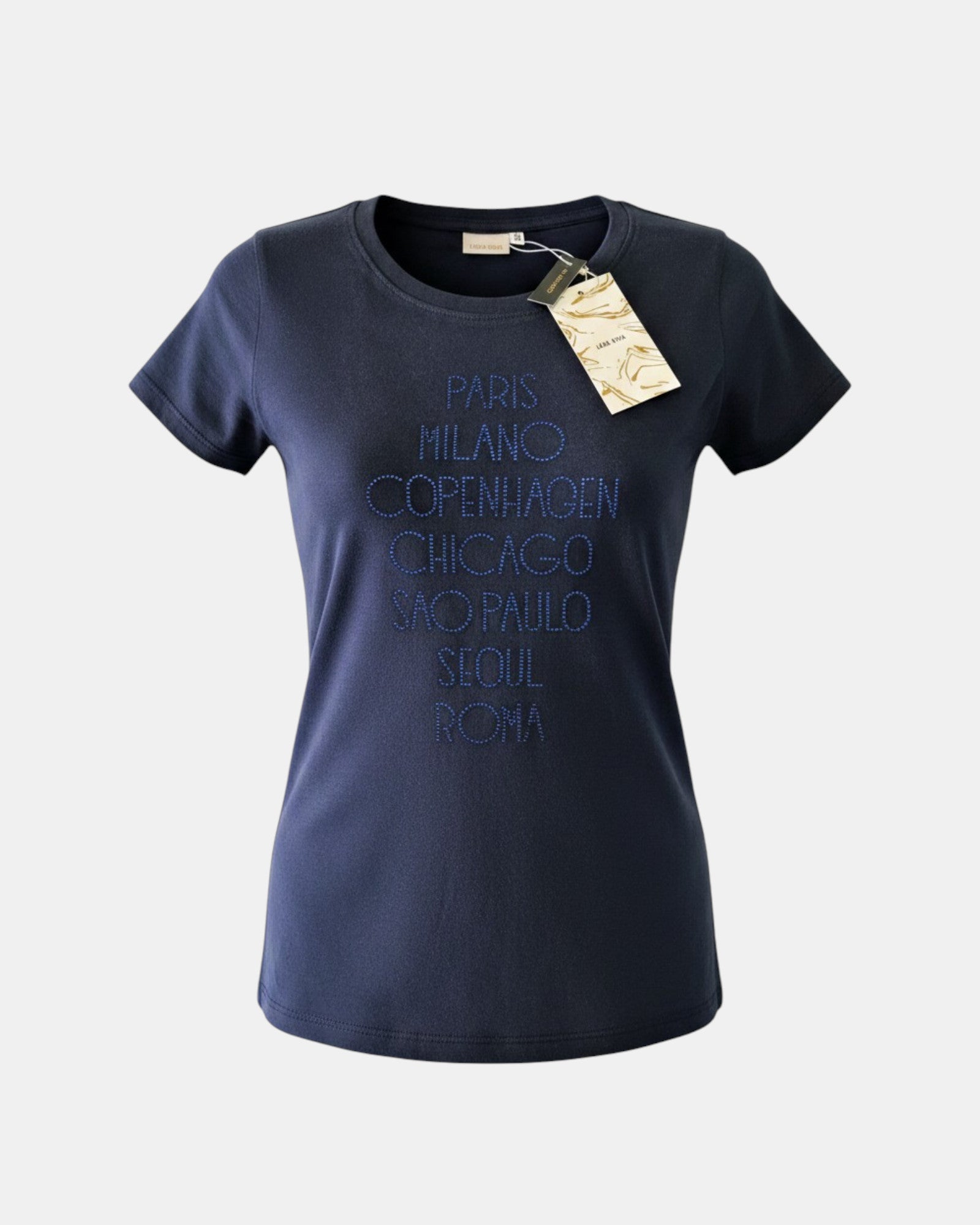 Lara Riva T-Shirt donna comfort fit 100% Cotone art. 1171