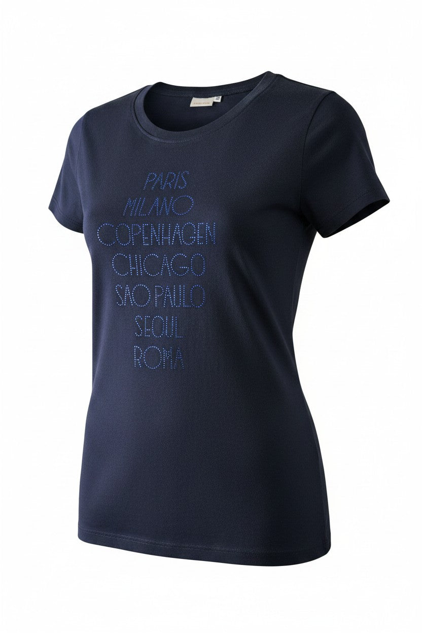 Lara Riva T-Shirt donna comfort fit 100% Cotone art. 1171
