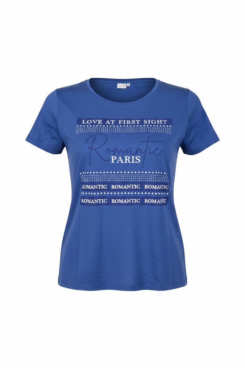 Lara Riva T-Shirt donna comfort fit 100% Cotone art. 1119 C