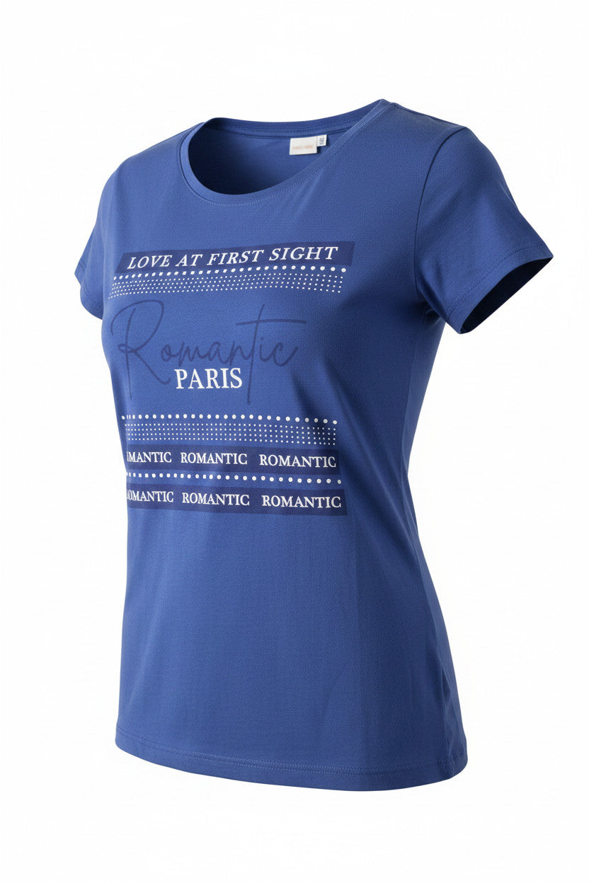 Lara Riva T-Shirt donna comfort fit 100% Cotone art. 1119 C