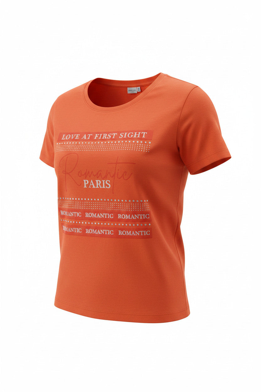 Lara Riva T-Shirt donna comfort fit 100% Cotone art. 1119 C