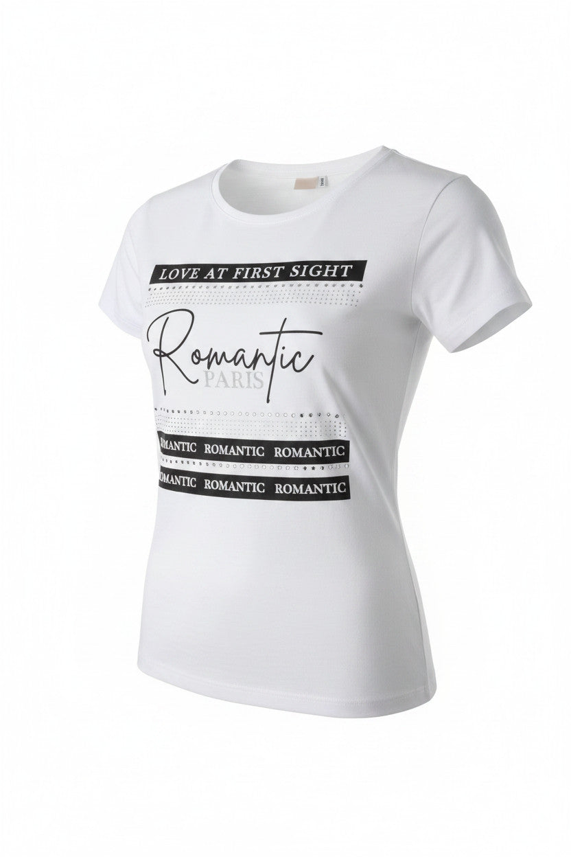 Lara Riva T-Shirt donna comfort fit 100% Cotone art. 1119 C