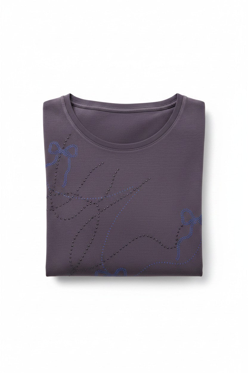 Lara Riva T-Shirt donna comfort fit 100% Cotone art. 1122 C